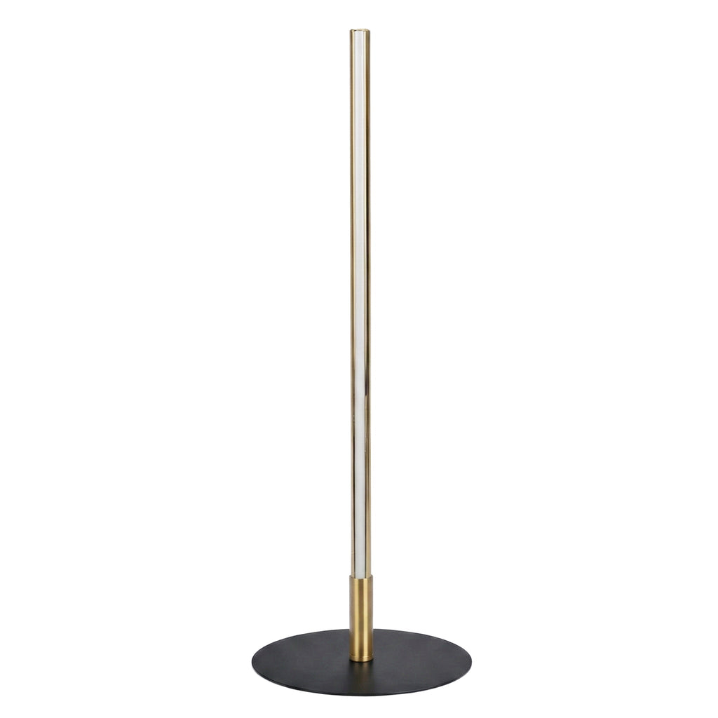 Dimond Black LED Table Lamp with On/Off Switch Round Metal Base