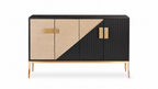 Divolia grey and black sideboard on a white background