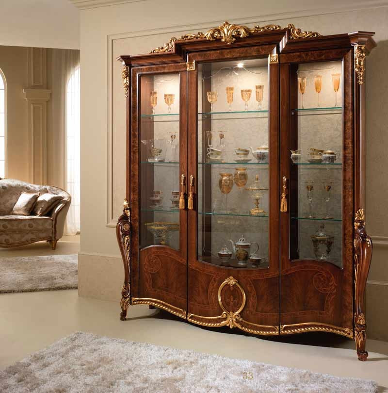 ESF Furniture - Arredoclassic Italy Donatello 3-Door China Cabinet - DONATELLO3DCHINA