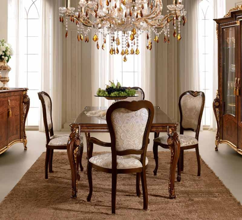 ESF Furniture - Arredoclassic Italy Donatello Rectangular Table w-1 Extension - DONATELLOTABLE