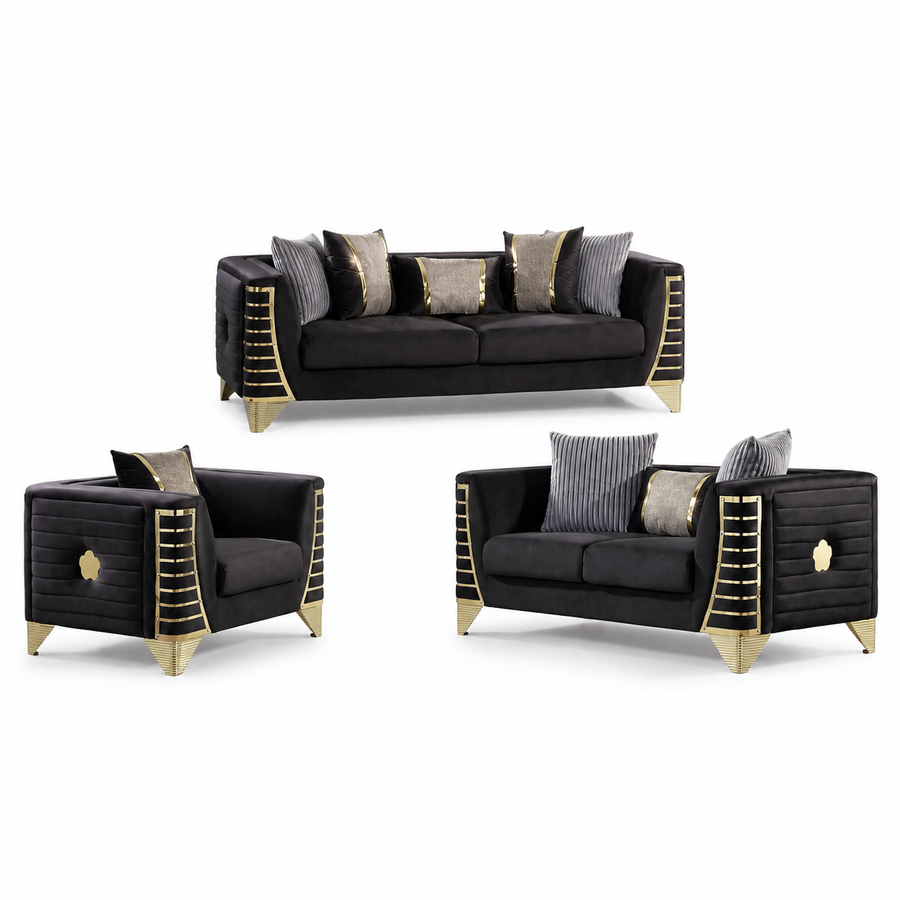 Donovan Black — Living room set