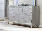 Galaxy Home Sterling Dresser in Silver