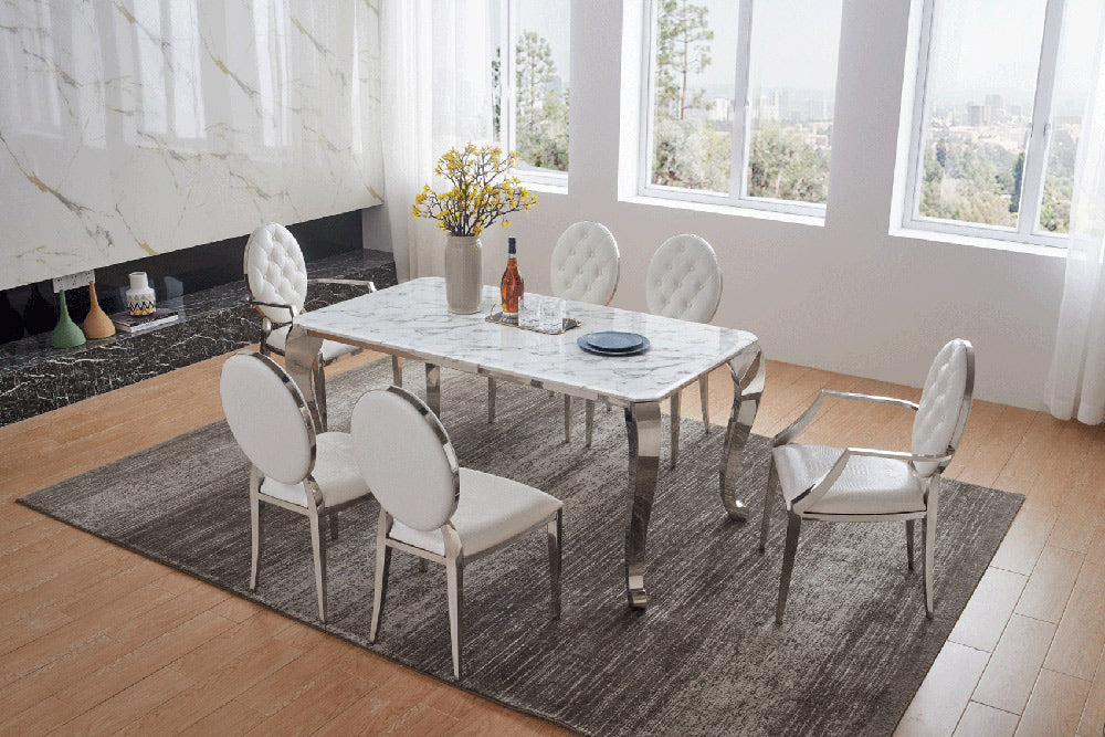 ESF Furniture - Zig Zag Dining Table 160 - ZZTABLE160