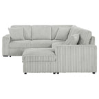 Devonshire Sleeper Sectional Sofa Storage Chaise Camel