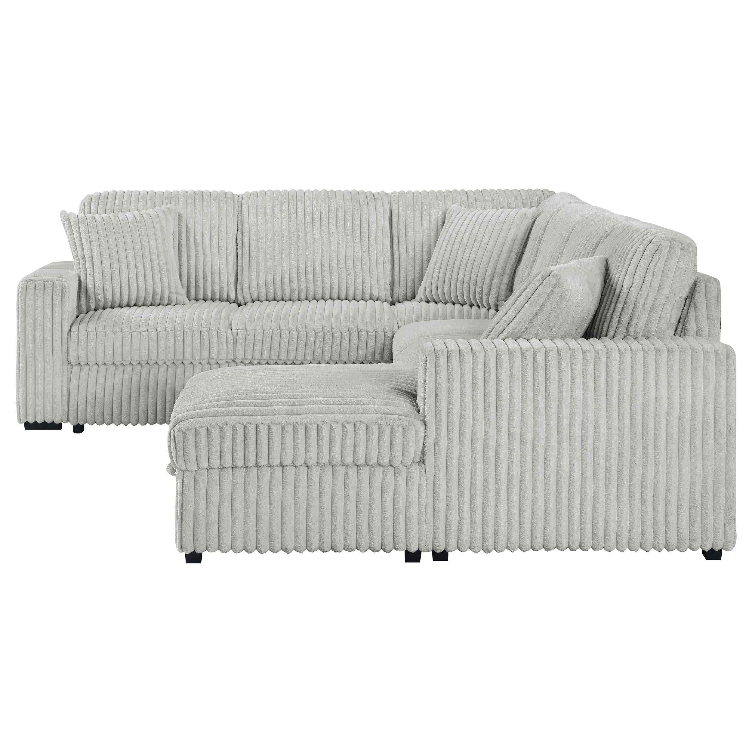 Devonshire Sleeper Sectional Sofa Storage Chaise Camel