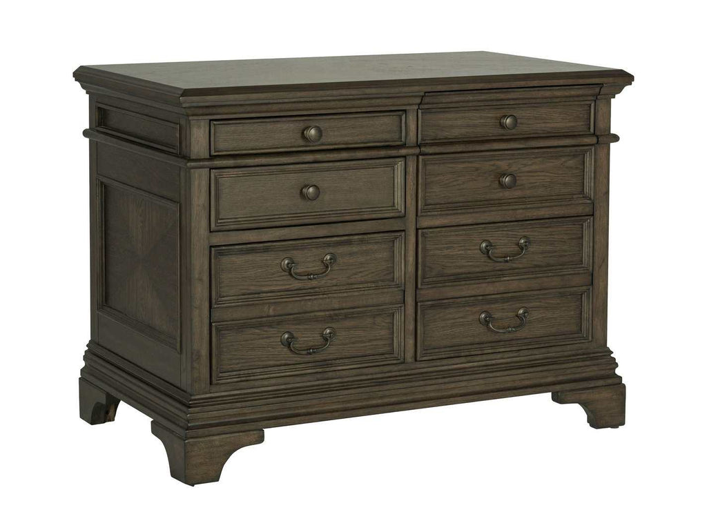 Hartshill 5-drawer Home Office File Cabinet Burnished Oak