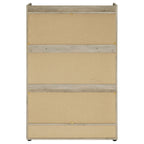 Denia 3-tier Engineered Wood Shoe Cabinet White