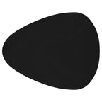 Odessa Triangular Solid Wood End Table Black
