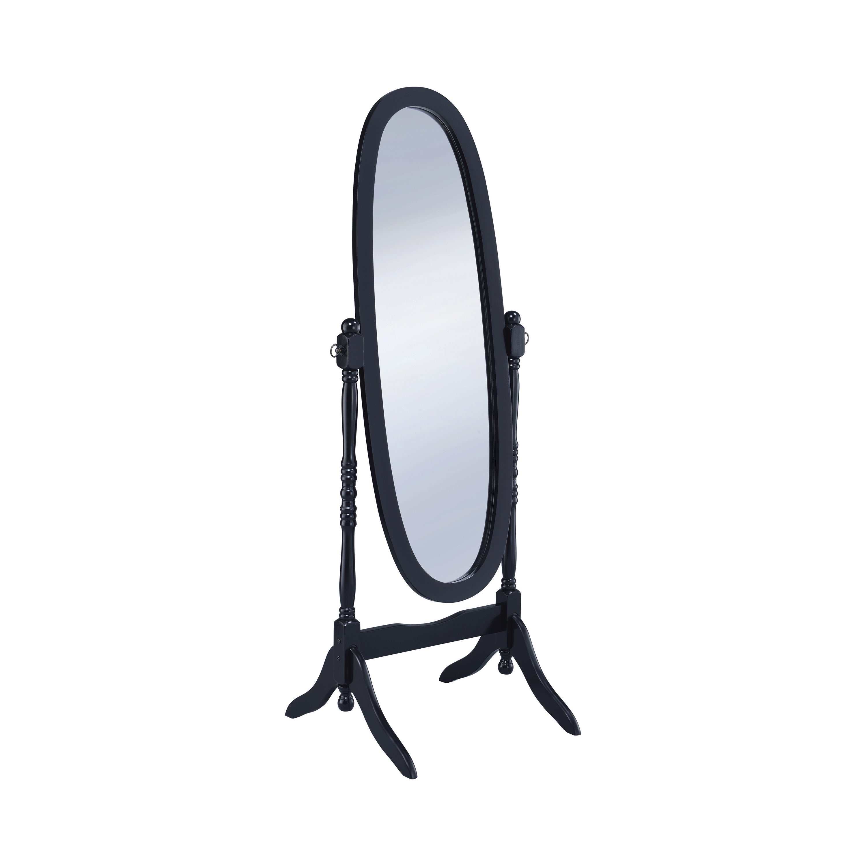 Foyet Wood Adjustable Full Length Cheval Mirror Merlot