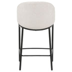 Chadwick Fabric Upholstered Counter Height Chair Beige (Set of 2)