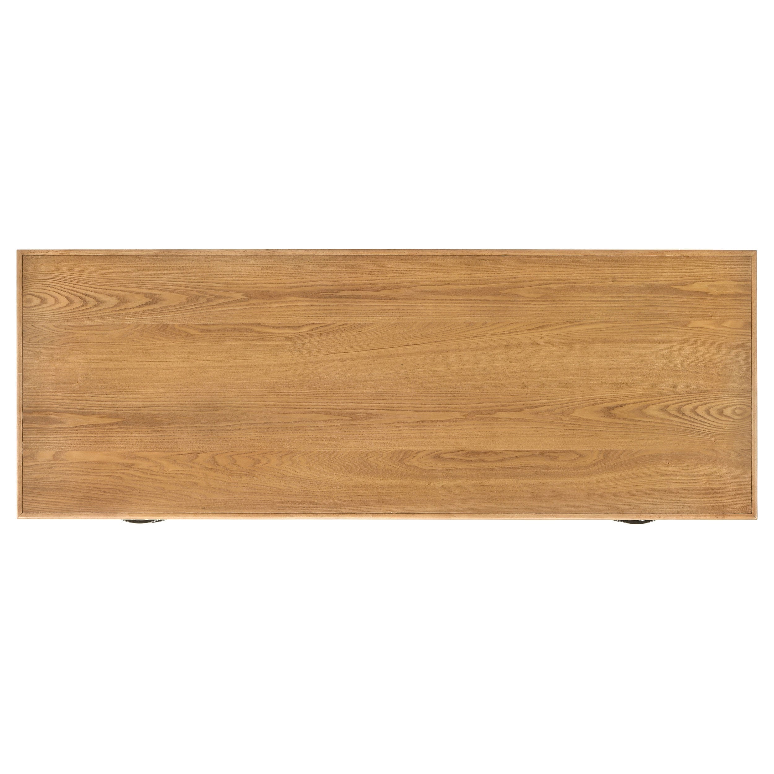 Roldan 69-inch 4-drawer Computer Desk with File Drawer Light Ash
