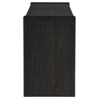 Leandro 2-drawer Home Office Writing Desk Burnished Black