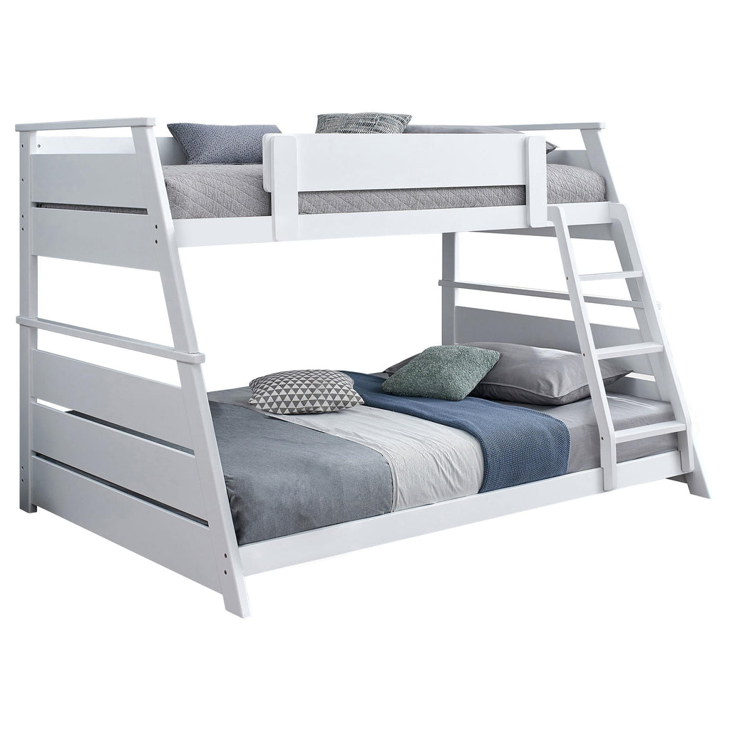 Holden Wood Veneer Twin Over Full Bunk Bed Walnut