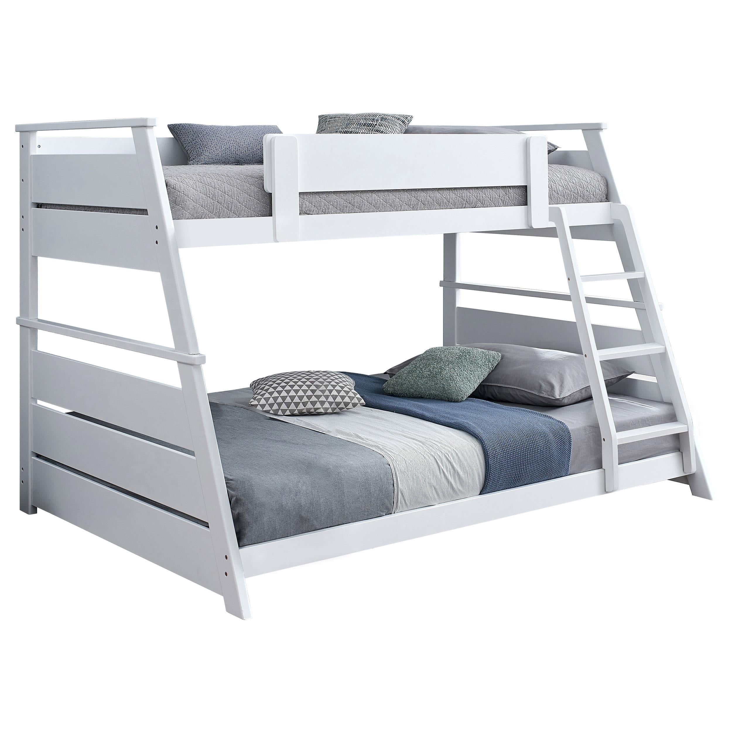 Holden Wood Veneer Twin Over Full Bunk Bed Walnut