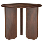 Dale Round Solid Mango Wood Coffee Table Brown