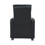 Toohey Upholstered Home Theater Push Back Recliner Black