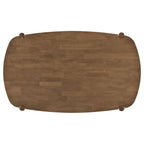 Dortch 5-piece Oval Solid Wood Dining Set Walnut