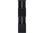 Baxter 67-inch 4-shelf Bookshelf White and Chrome