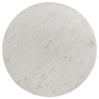 Astoria Round Genuine Marble Coffee Table White