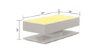 Galaxy Home Emma Coffe Table in White