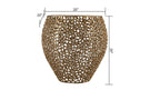 Galaxy Home ET3403-18 Coffee Table in Gold