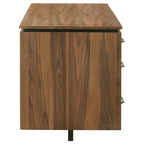 Berhalter 6-Drawer Double Pedestal File Computer Desk