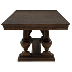 Ridgewell Rectangular Trestle Dining Table Dark Oak