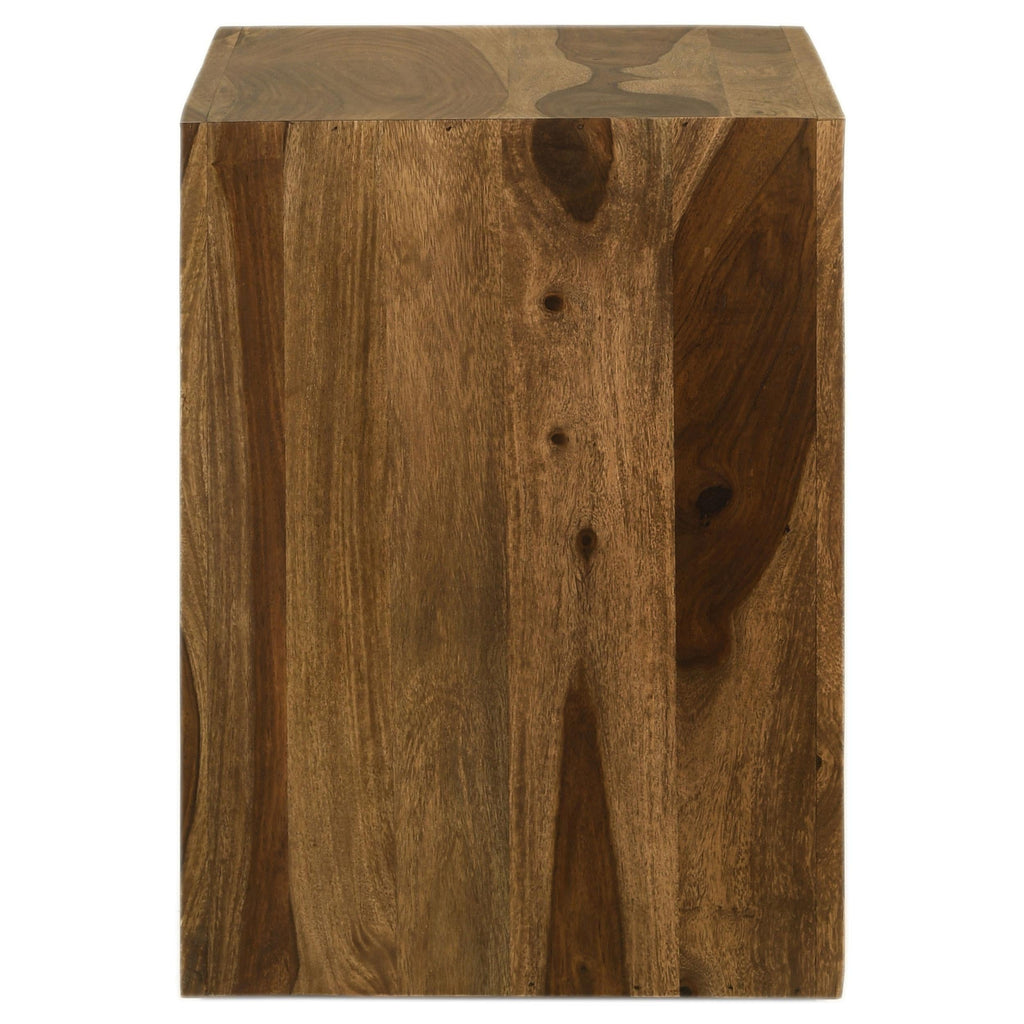 Odilia Square Solid Wood Coffee Table Auburn