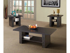Rodez 3-piece Engineered Wood Coffee Table Set Black
