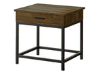 Byers Engineered Wood Lift Top Coffee Table Brown Oak