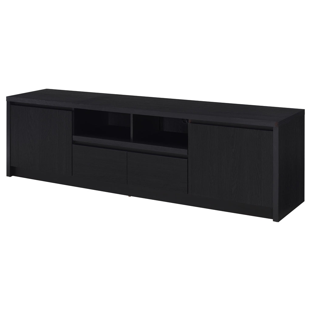 Winfield 60-inch 2-door TV Stand Media Console Black
