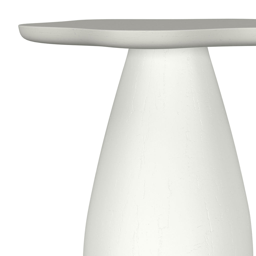 Perth 17-inch Side Table with Cloud-Shaped Top Off White