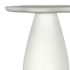 Perth 17-inch Side Table with Cloud-Shaped Top Off White