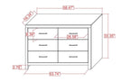 Brantford 6-drawer Dresser Barrel Oak