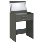Danbury 3-drawer Makeup Vanity & Stool Set White High Gloss