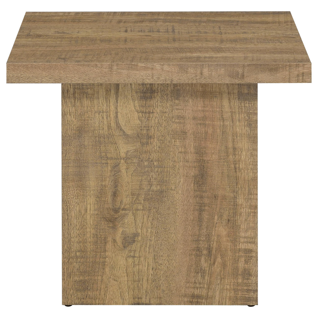 Devar Square Engineered Wood Coffee Table Mango Brown