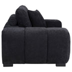 Octavia Upholstered Track Arm Accent Chair Amber