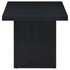 Max Rectangular Engineered Laminate Coffee Table Black