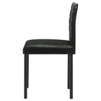 Garza Upholstered Dining Side Chair Black (Set of 4)