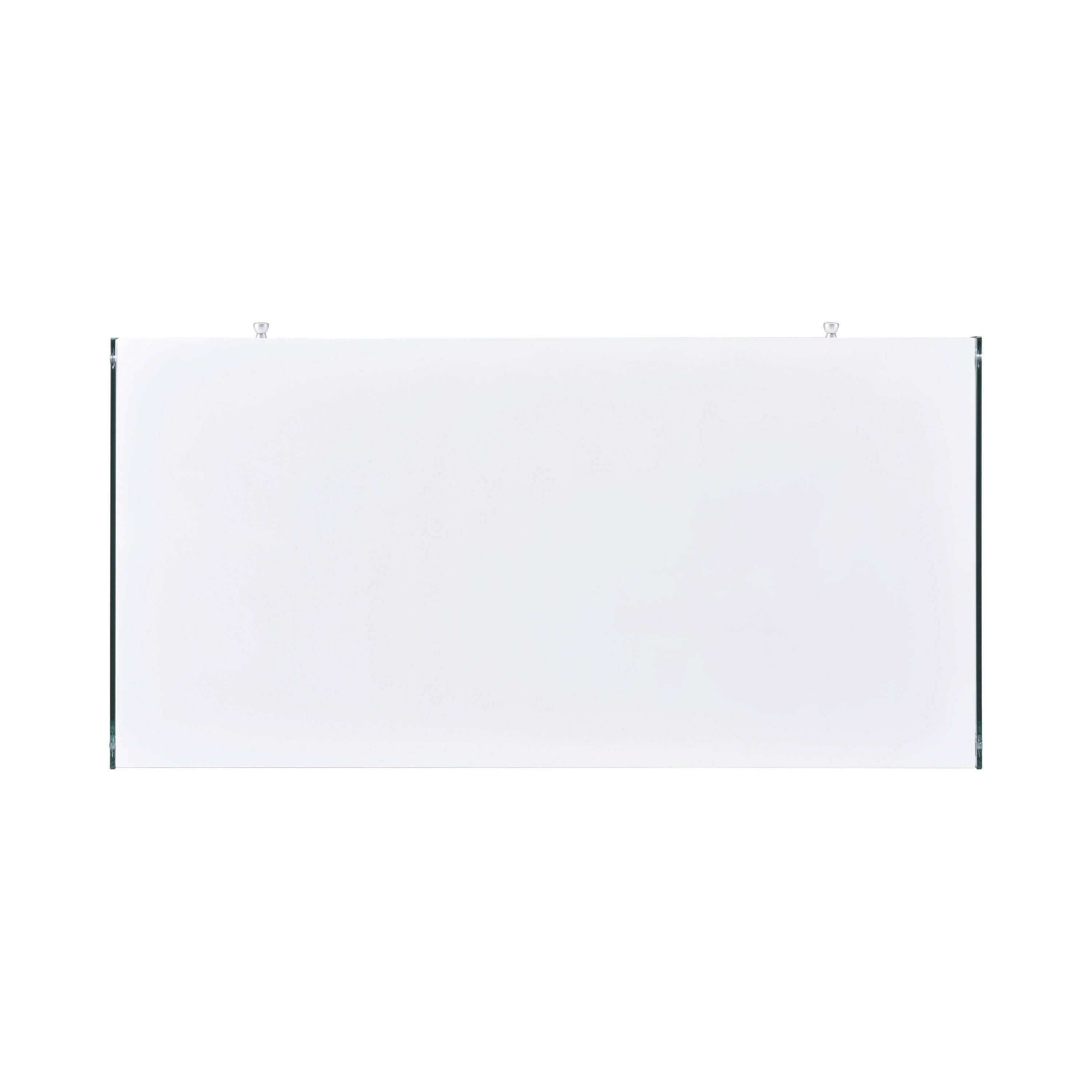 Dobrev 48-inch 2-drawer Writing Desk White High Gloss