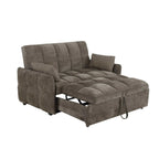 Cotswold Upholstered Convertible Sleeper Sofa Bed Dark Grey