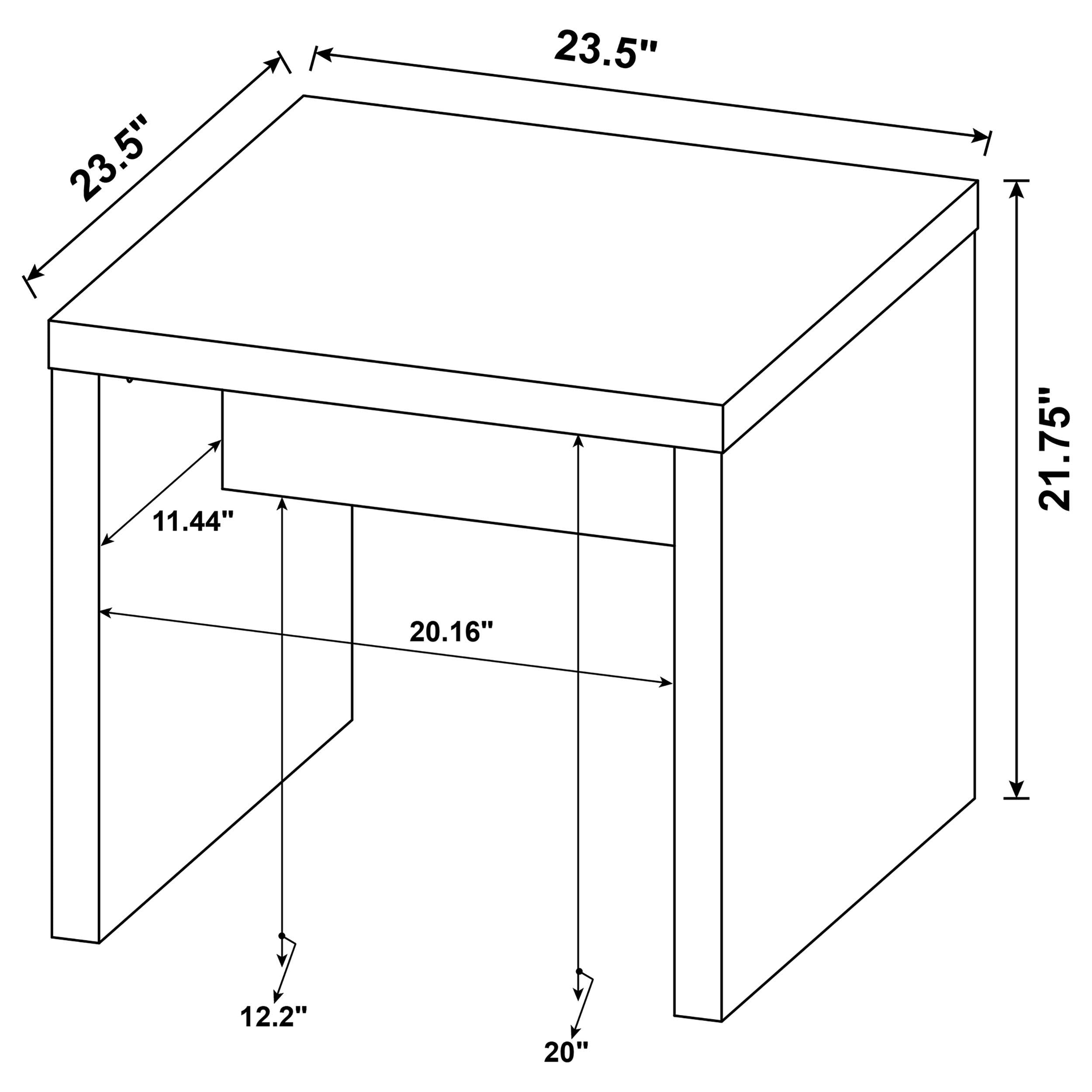 Lynette Rectangular Engineered Wood Coffee Table Mango
