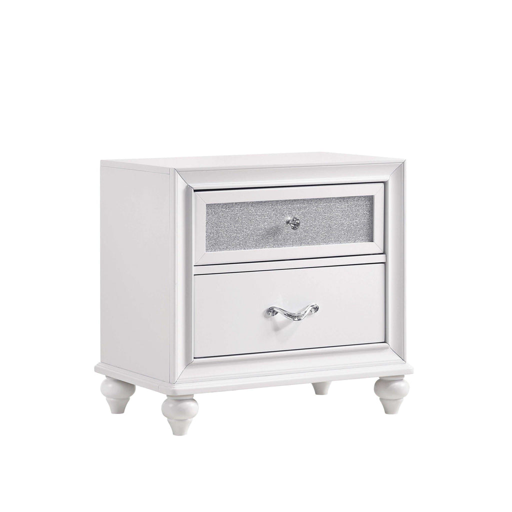 Barzini 5-piece California King Bedroom Set White