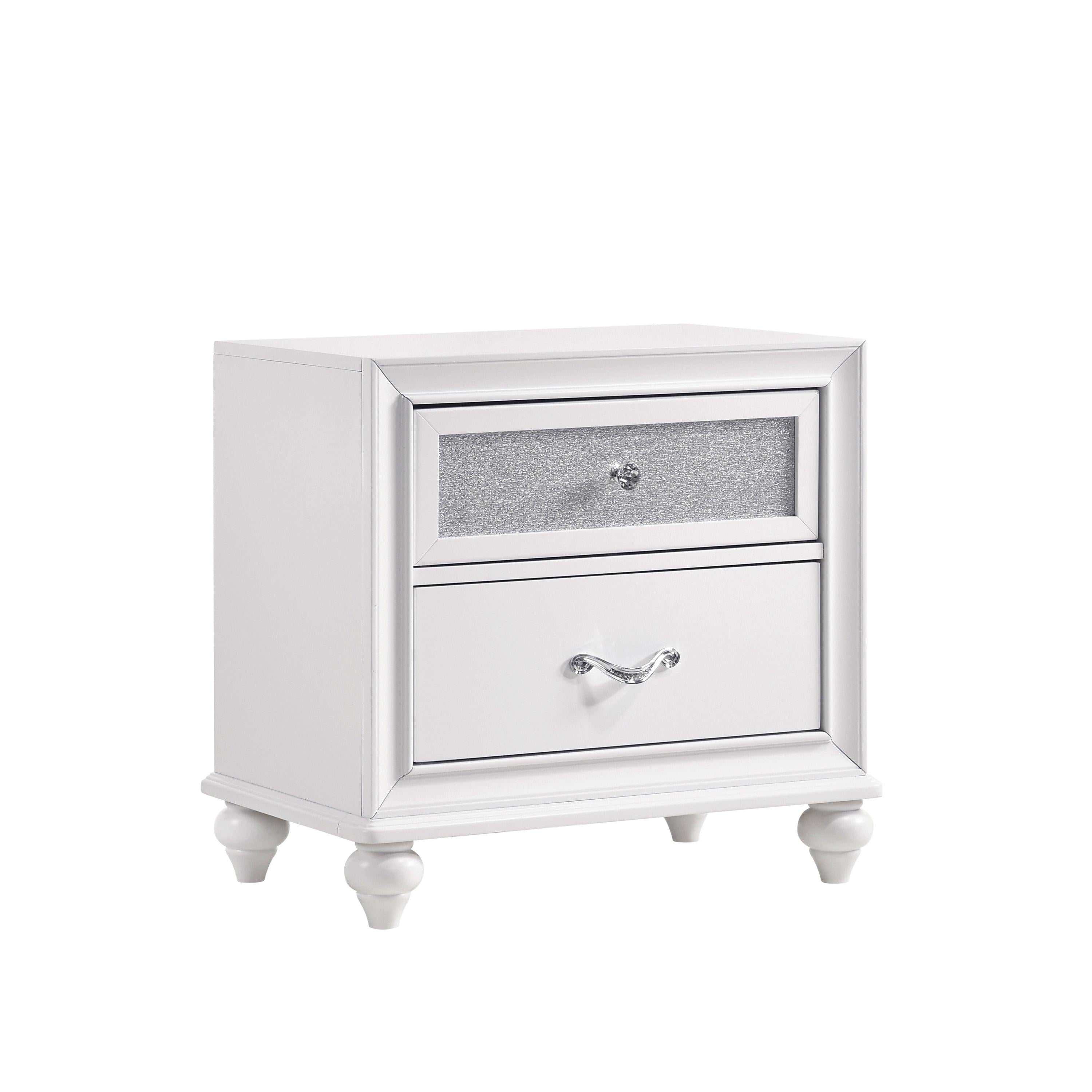 Barzini 5-piece California King Bedroom Set White