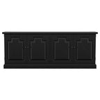 Florence 4-door Dining Sideboard Buffet Distressed Black