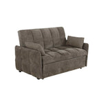 Cotswold Upholstered Convertible Sleeper Sofa Bed Dark Grey