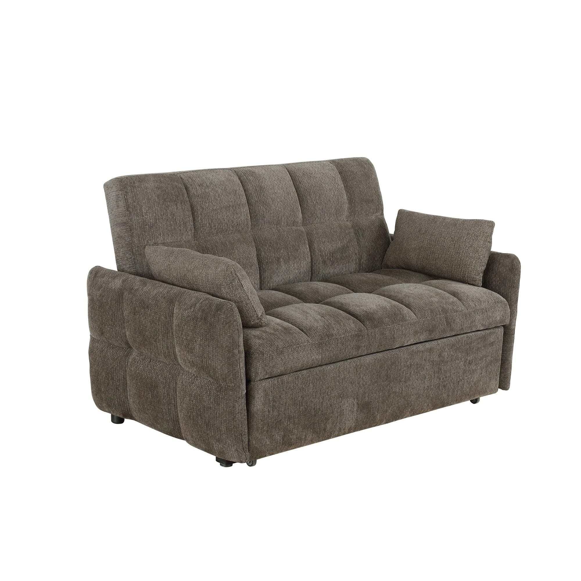 Cotswold Upholstered Convertible Sleeper Sofa Bed Dark Grey