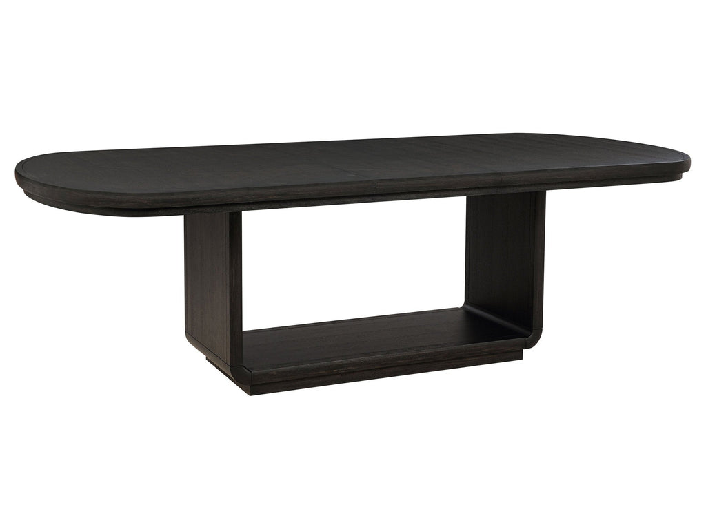Leandro 78-inch Extension Dining Room Table Burnished Black