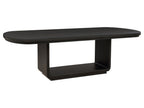 Leandro 78-inch Extension Dining Room Table Burnished Black