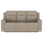 Brentwood 2-piece Upholstered Reclining Sofa Set Taupe